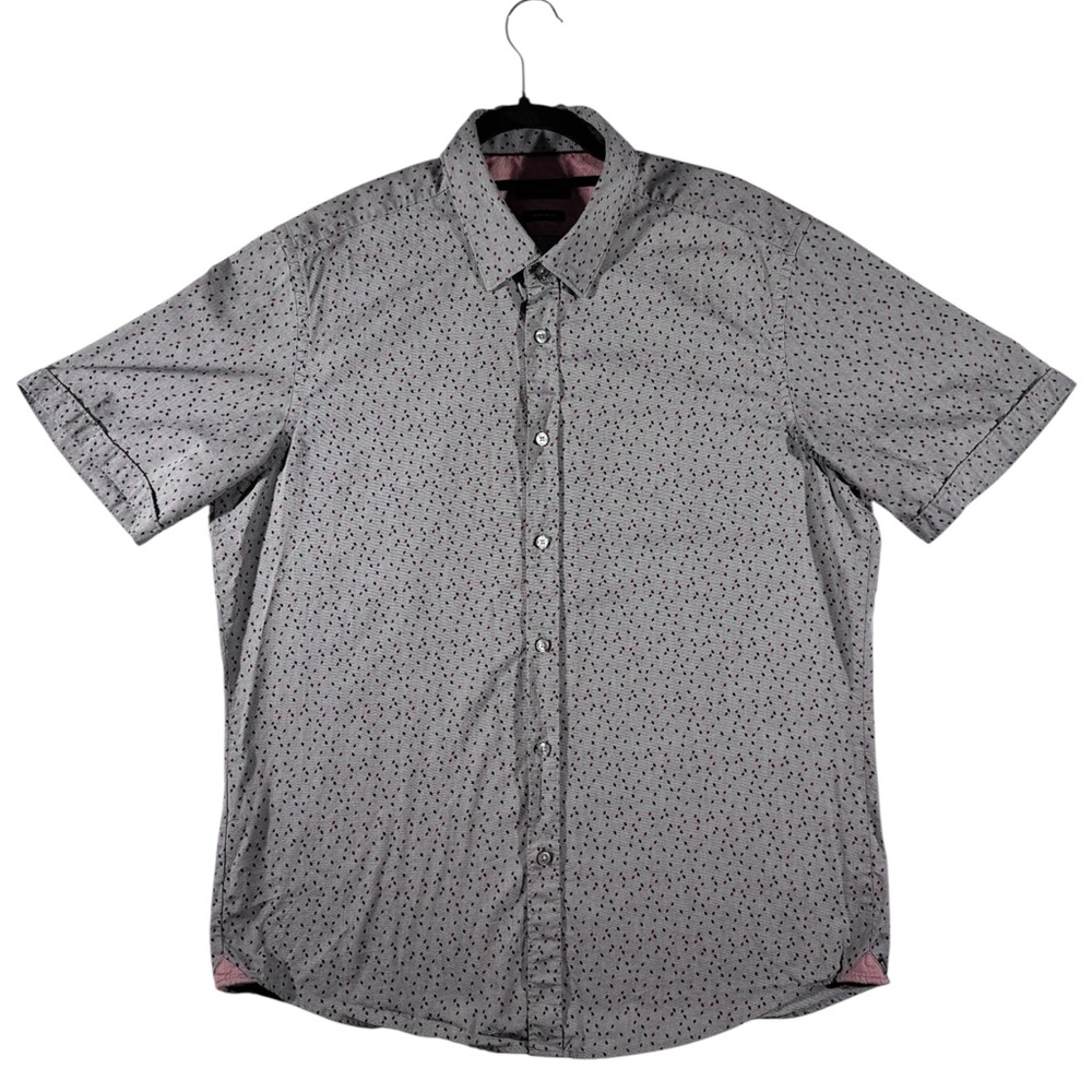 BOSS Hugo Boss Regular Fit Button Down Short Sleeve Shirt Men’s Size XL
